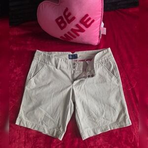 Vintage American Eagle Low Rise Khaki Shorts Size 6 Year 2009
